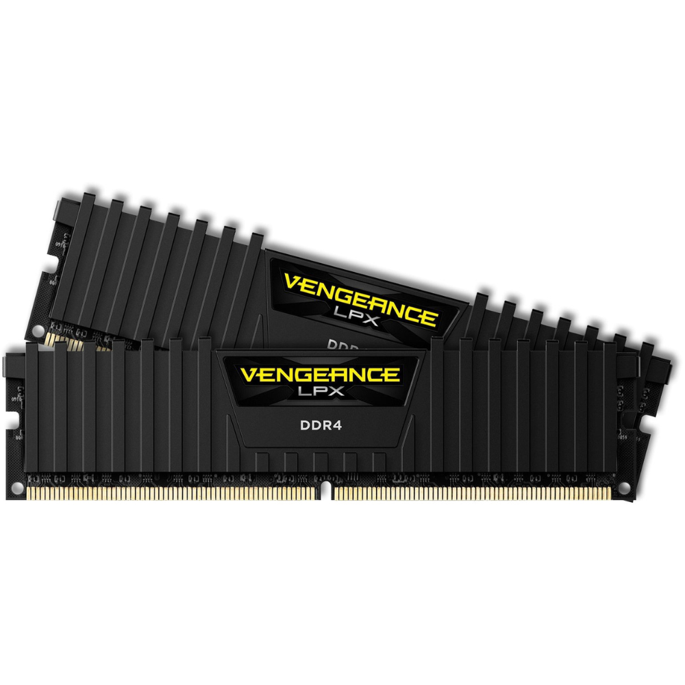 Пам’ять для настільних комп’ютерів Corsair 64 GB (2x32GB) DDR4 3200 MHz Vengeance LPX (CMK64GX4M2E3200C16)