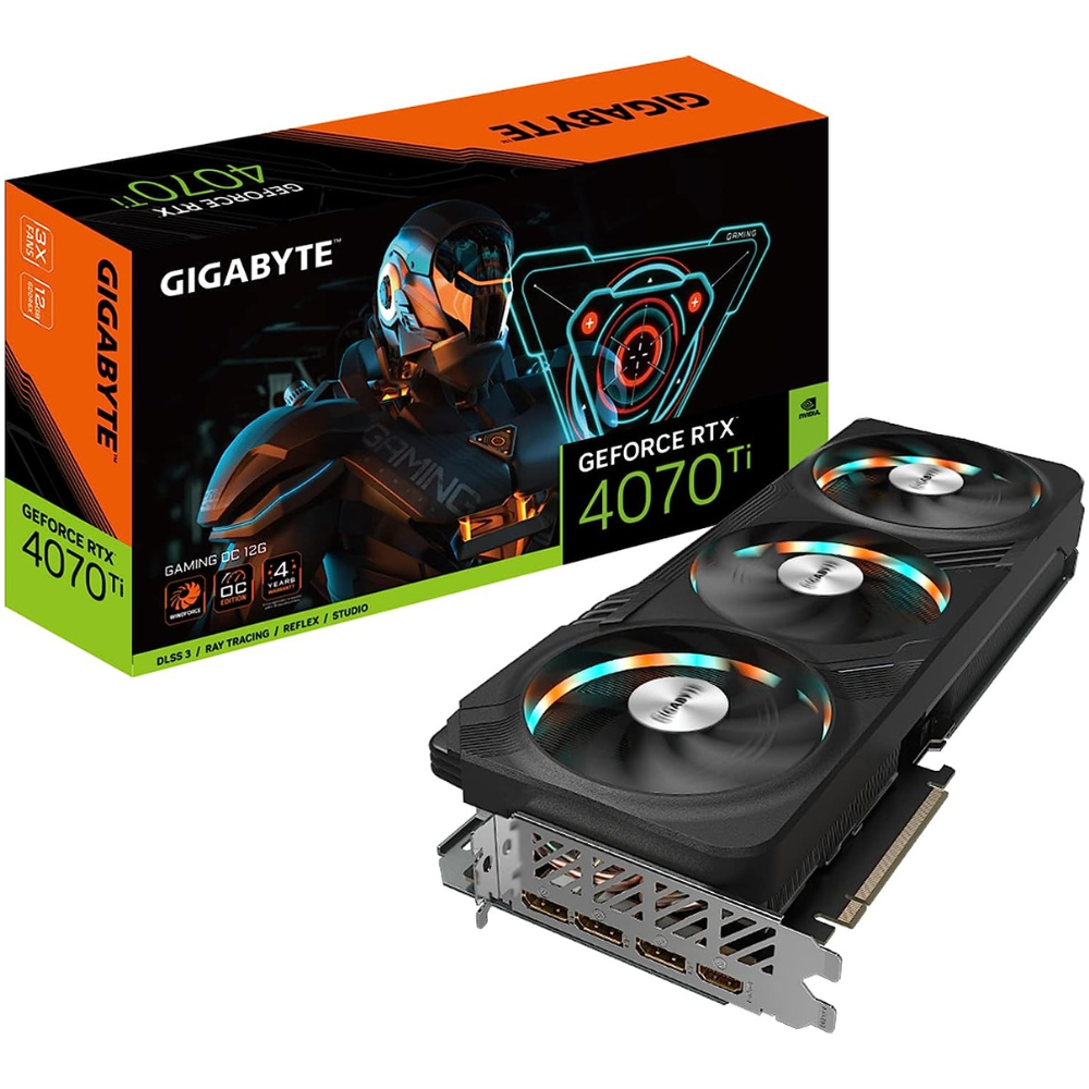 Відеокарта GIGABYTE GeForce RTX 4070 Ti GAMING OC 12G (GV-N407TGAMING OC-12GD)