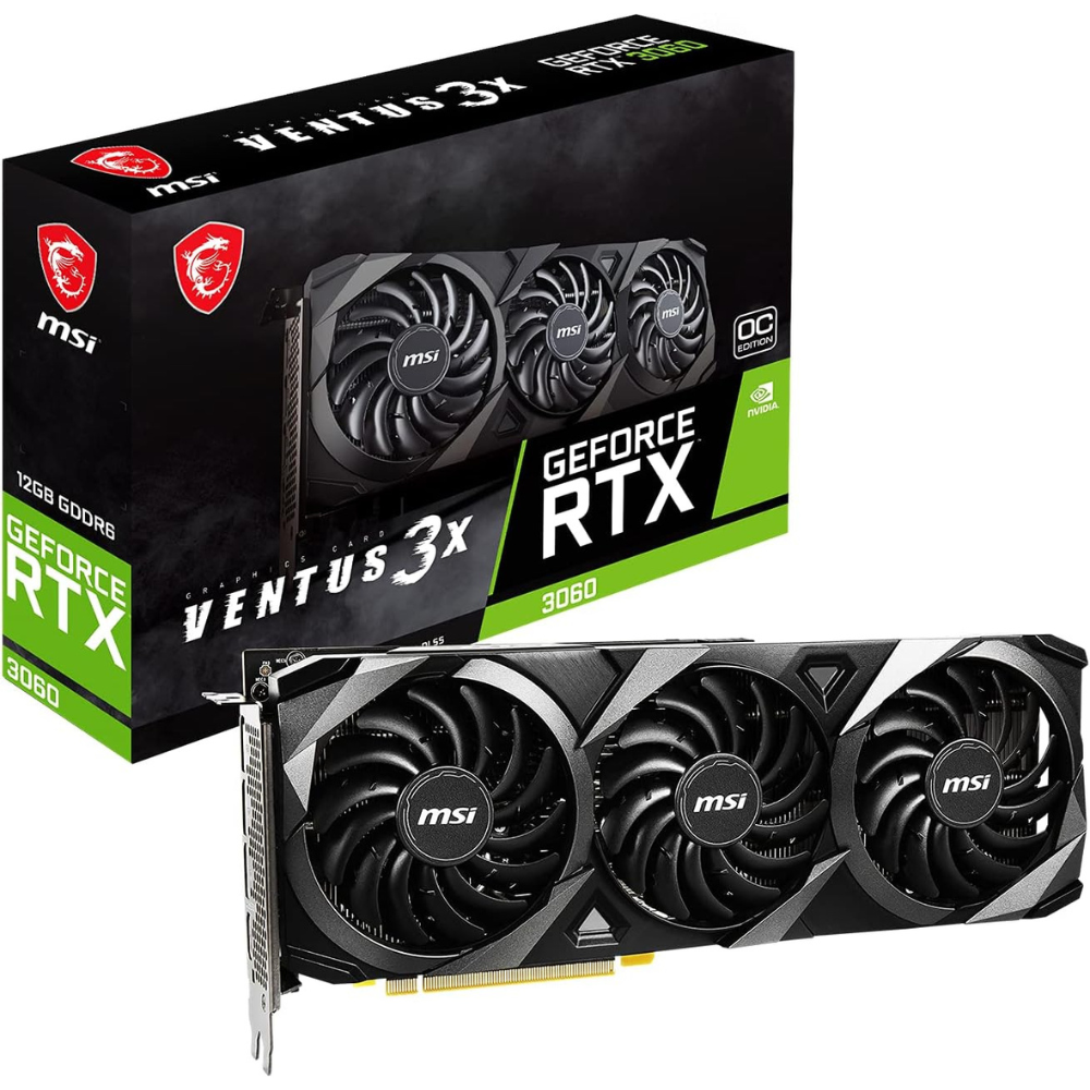 Відеокарта MSI GeForce RTX 3060 VENTUS 3X 12G OC