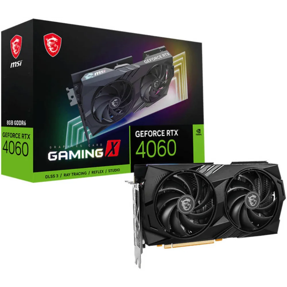 Відеокарта MSI GeForce RTX 4060 GAMING X 8G