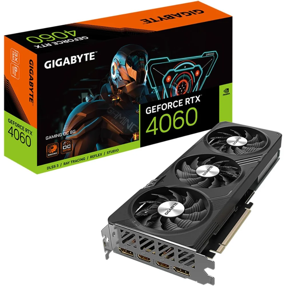 Відеокарта GIGABYTE GeForce RTX 4060 GAMING OC 8G (GV-N4060GAMING OC-8GD)