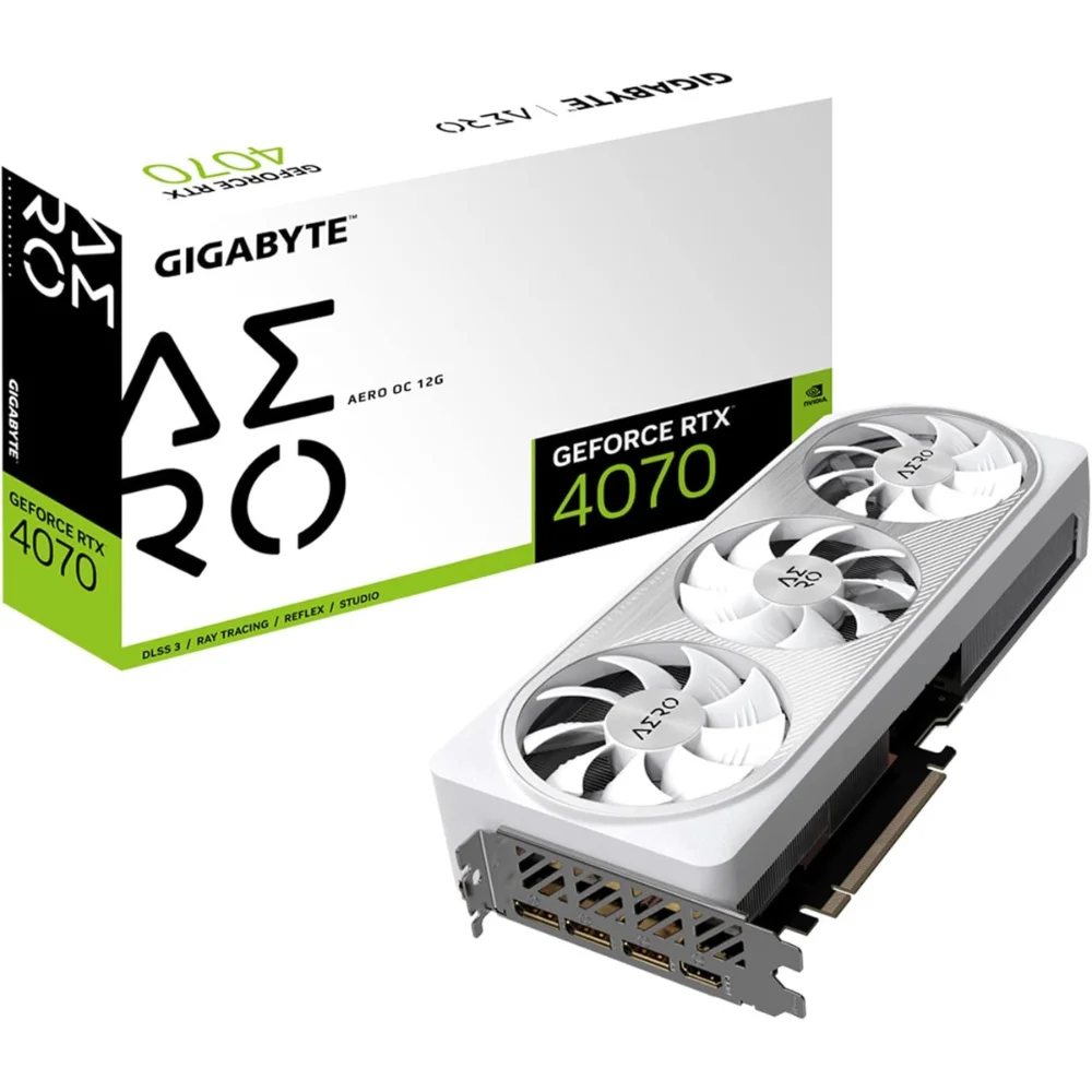 Відеокарта GIGABYTE GeForce RTX 4070 AERO OC 12G (GV-N4070AERO OC-12GD)