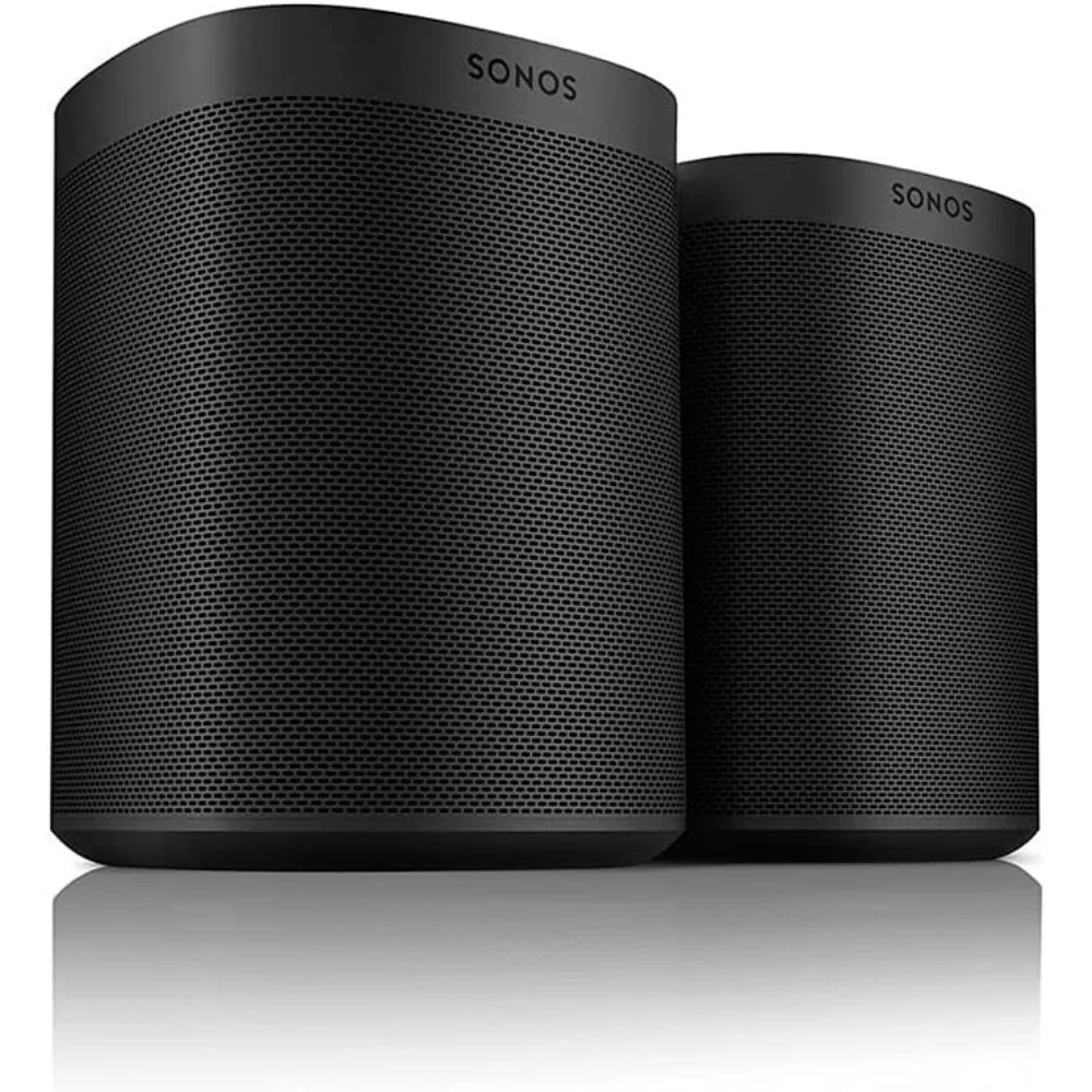 Моноблочна акустична система Sonos One SL Shadow Edition, 2-Pack