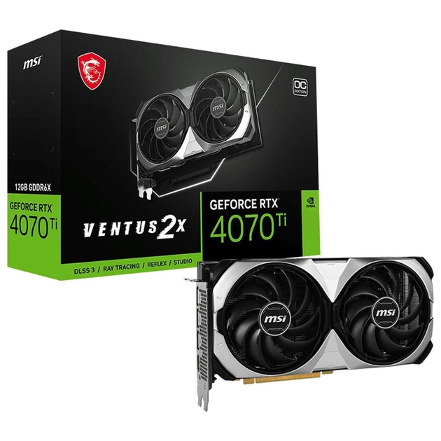 Відеокарта MSI GeForce RTX 4070 Ti VENTUS 2X 12G OC (912-V513-433)