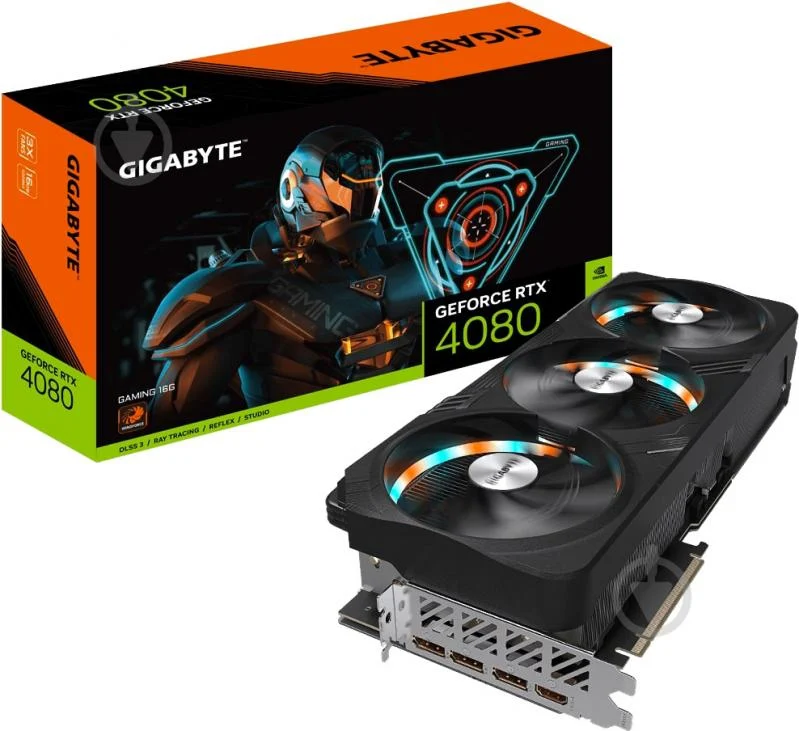 Відеокарта GIGABYTE GeForce RTX 4080 16GB GAMING OC (GV-N4080GAMING OC-16GD)