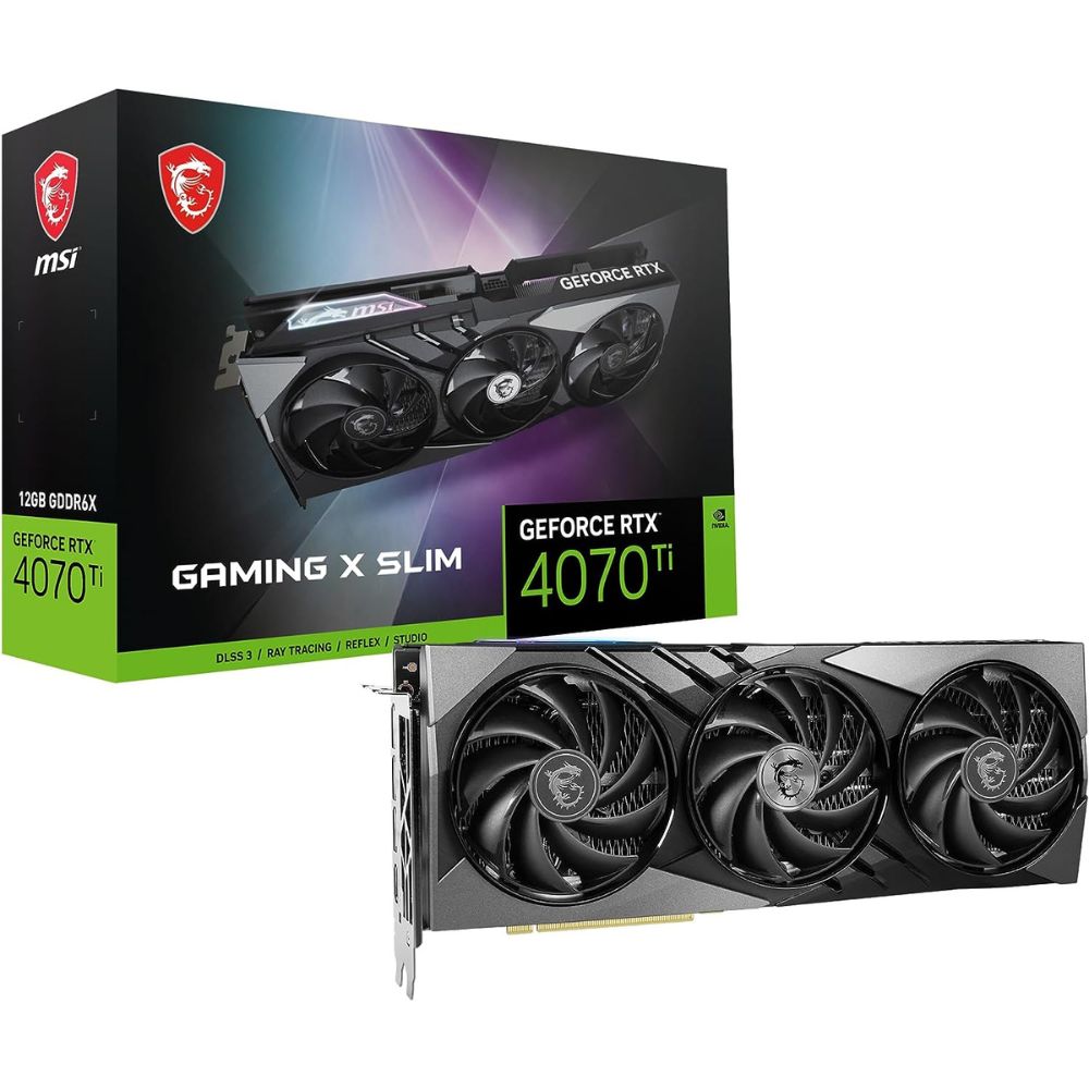 Відеокарта MSI GeForce RTX 4070 Ti GAMING X SLIM 12G (912-V513-440)