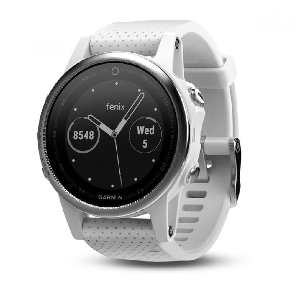 Спортивний годинник Garmin fenix 5S White with Carrara White Band (010-01685-00) open box