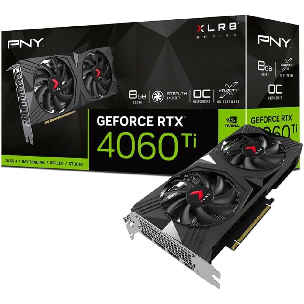 Відеокарта PNY GeForce RTX 4060 Ti 8GB VERTO (VCG4060T8DFXPB1-O)