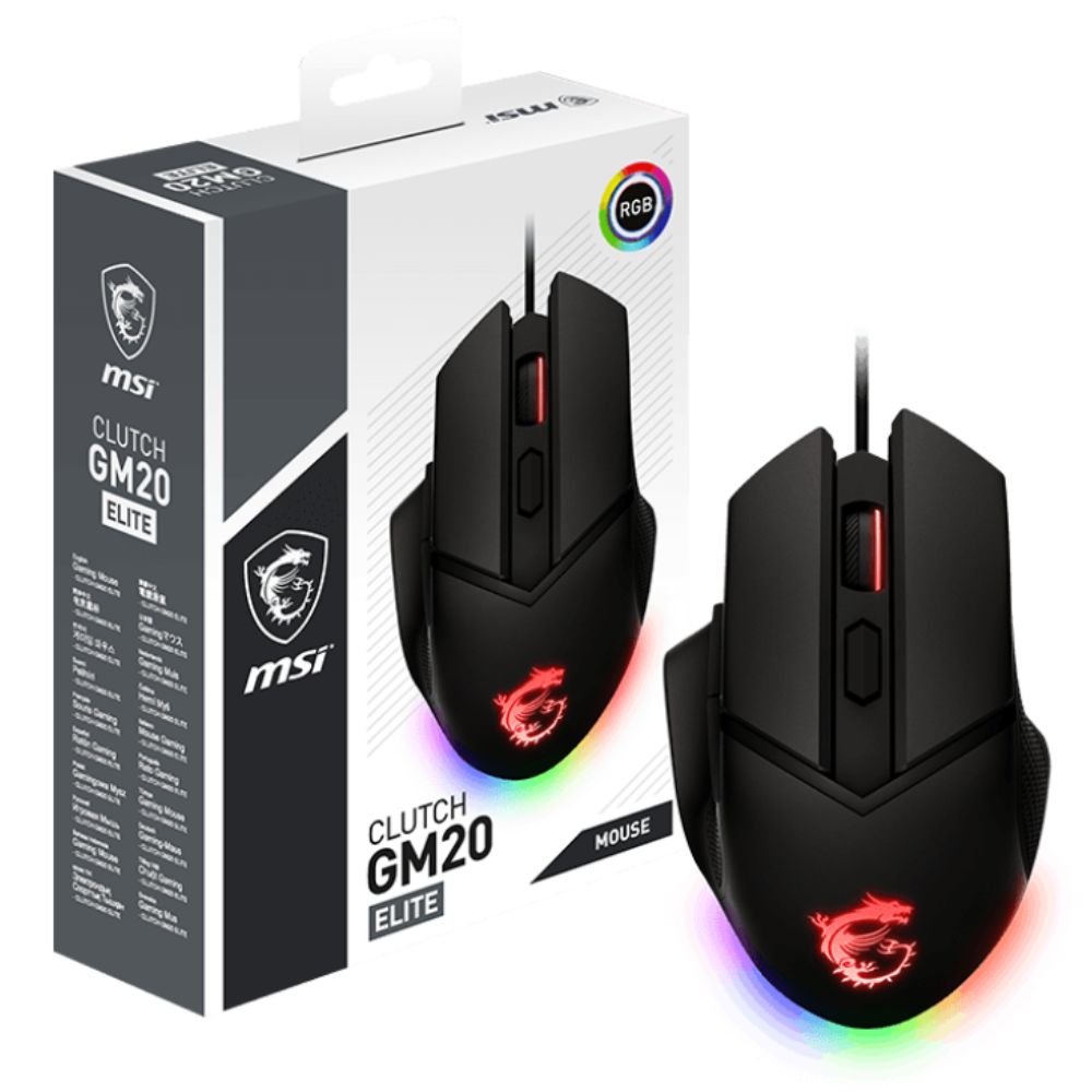 Миша MSI Clutch GM20 Elite (S12-0401870-C54)